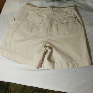 J Jill, Cargo Style Shorts, Stretch, Sz 14 khaki